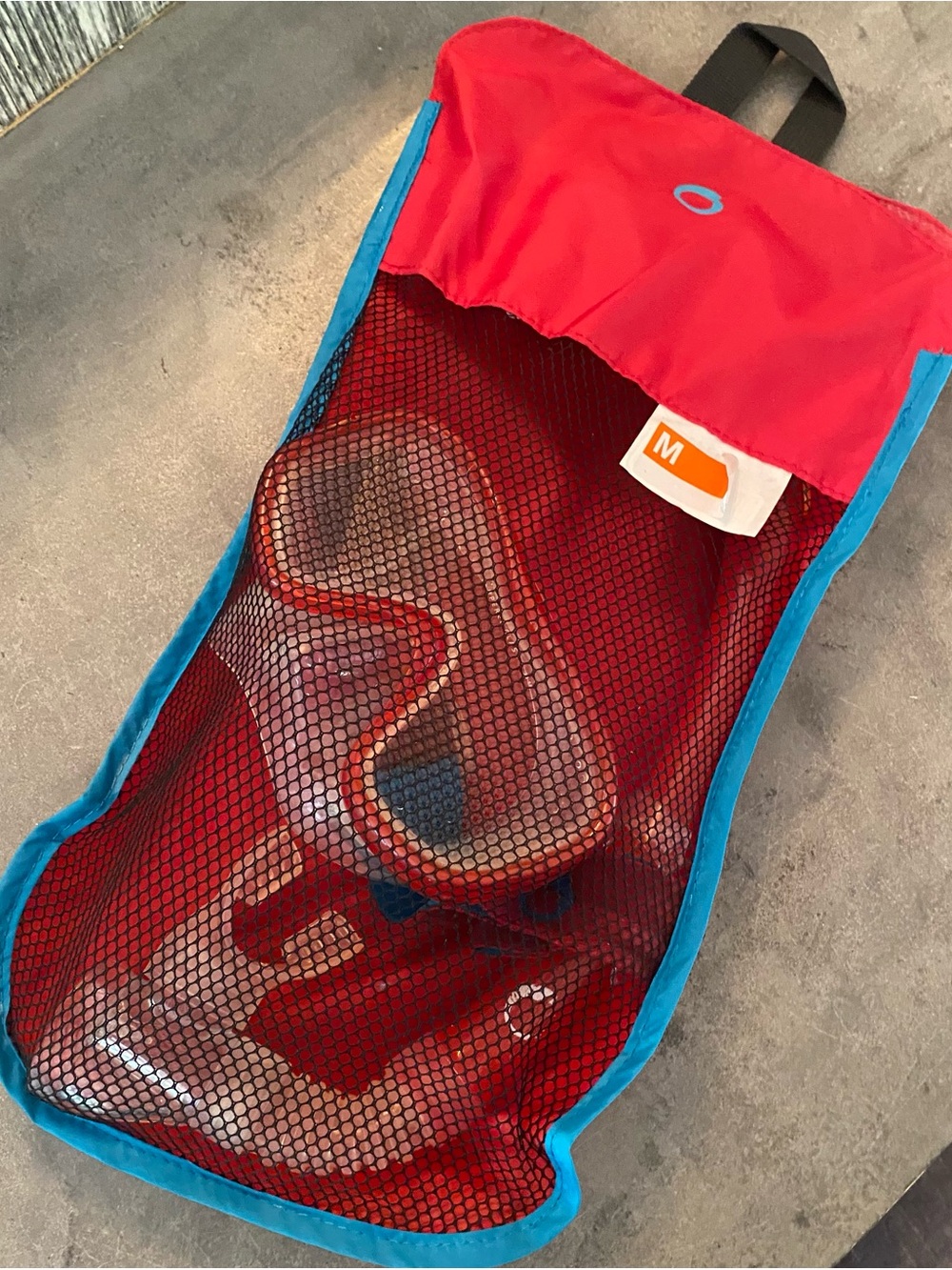 Kids Red Snorkel Mask and Snorkel Set by